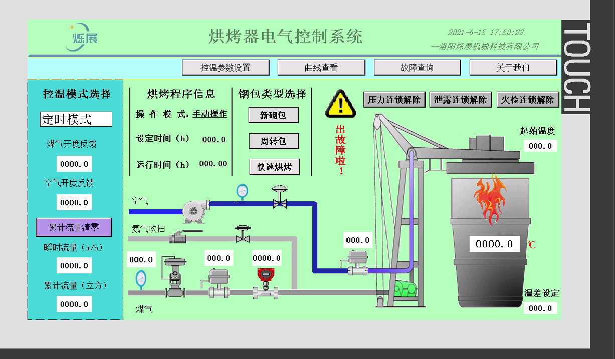 烘烤器電器控制系統